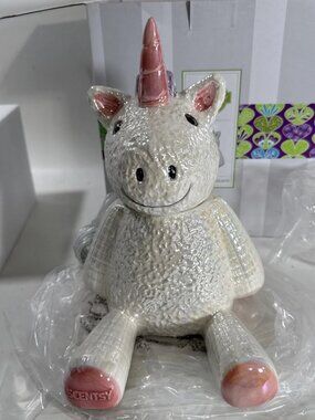 Scentsy “Stella The Unicorn” Wax Warmer Retired & RARE! New In Box + 1 Wax NIB